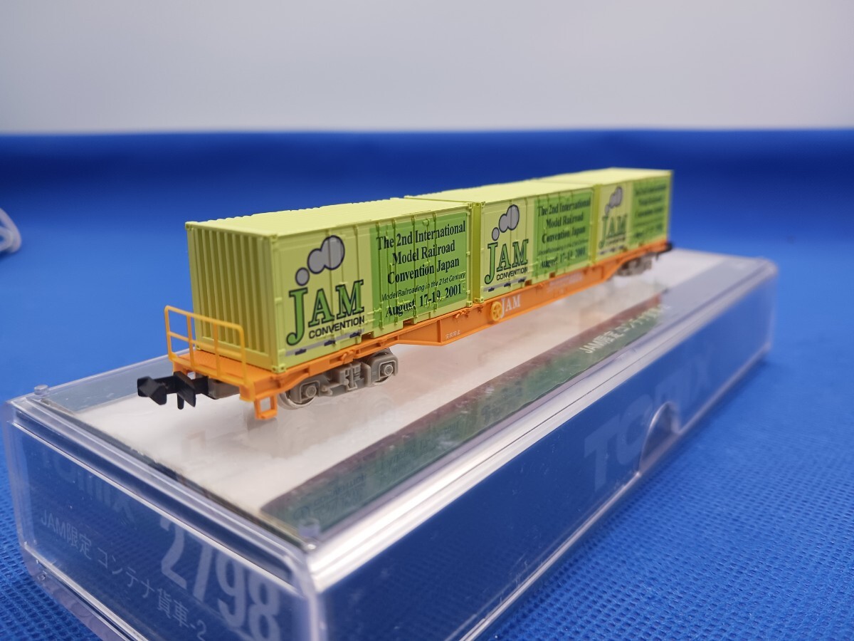 TOMIX JAM限定コンテナ貨車3両 Yahoo!オークション -「jam限定コンテナ貨車」(Nゲージ) (鉄道
