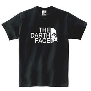 【パロディ黒L】5ozダースフェイスTシャツ面白いおもしろうけるプレゼント