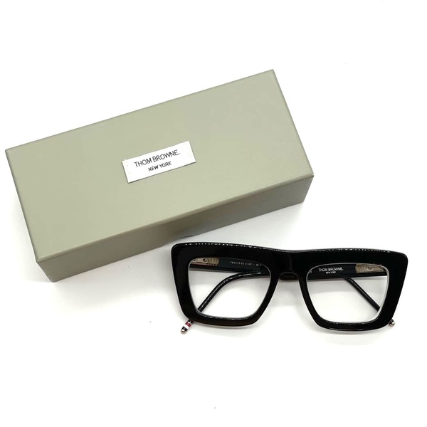 Thom Browne x DITA トムブラウン ディータ 度入り眼鏡 TBX415-01 AF ブラック メガネ #A1006