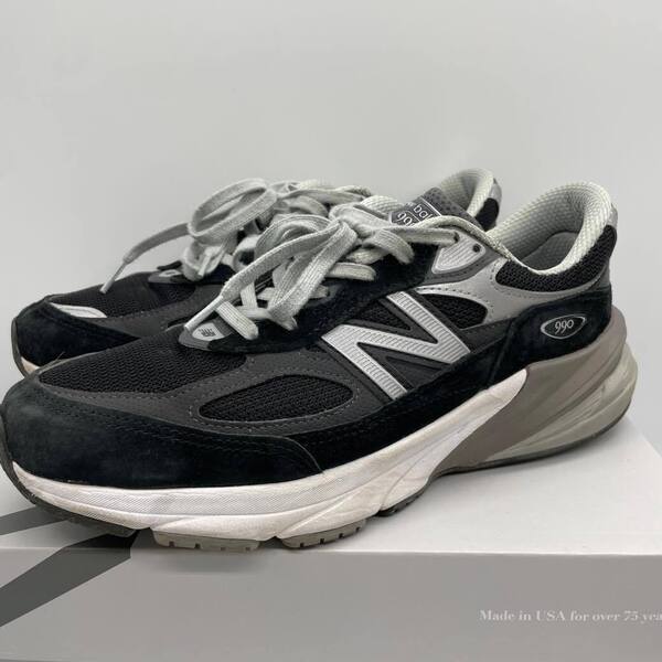 美品 New Balance M990BK6 Made in USA 990v6 ニューバランス 26.5cm D スニーカー ブラック UA購入 #2455