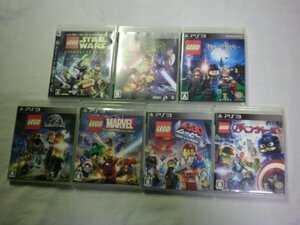 PS3 レゴ ジュラシック・ワールド+マーベル +ハリー・ポッター+スターウォーズ+LEGO ムービー ザ・ゲーム お買得7本セット