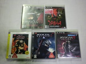 PS3 YAIBA:NINJA GAIDEN Z+NINJA GAIDEN3:Razor's Edge+NINJA GAIDEN Σ3+ Σ2+ニンジャガイデン お買得5本セット(ケース・解説書付)