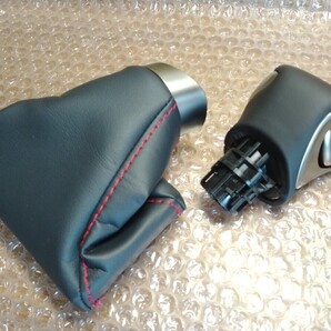 ★送料無料★★LEXUS ES レクサス純正スムースレザーシフトノブ&レッドステッチシフトブーツ 2点セット★未使用新品 正規品
