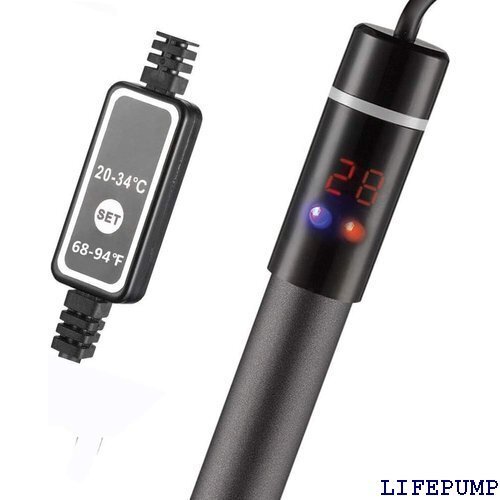 セーフティヒーター 100W 熱帯魚 水槽用 ヒーター 水温管理用 自動温度制御 維持 電子サーモスタット付き 16966