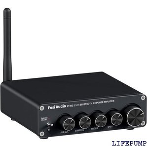 Fosi Audio BT30D Bluetooth5 家庭/屋外パッシブスピーカ/サブウーファに対応 電源付き 17079