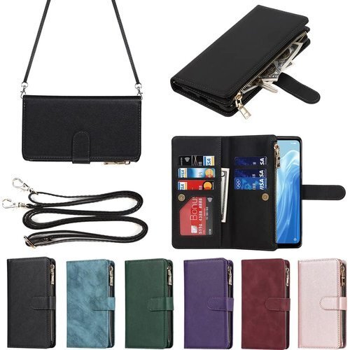 Eastwave for OPPO Reno7 A R 入れ ファスナーポケット付き PUレザー 6色 ブラック 718