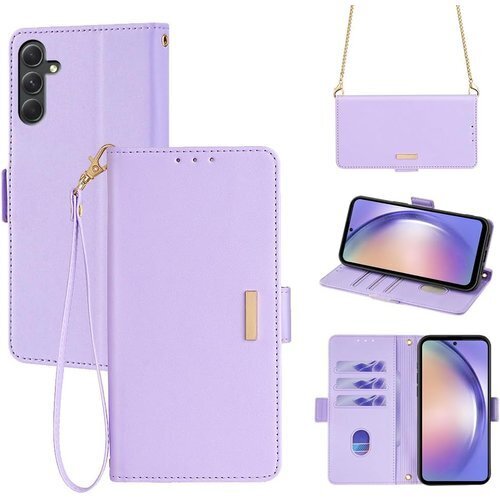 Galaxy A54 5G ケース 手帳型 ショルダー OCOCLOUD パープル XJT-A54-purple 941