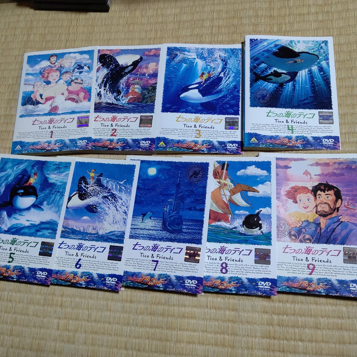 貴重 セル版 世界名作劇場 七つの海のティコ 全9巻セット DVD DVD