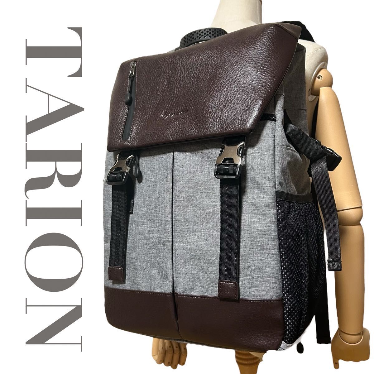 極美品　タリオン　TARION カメラリュック　キャンバス　レザー　カメラバッグ 極美品 タリオン TARION カメラバッグ カメラリュック レザー