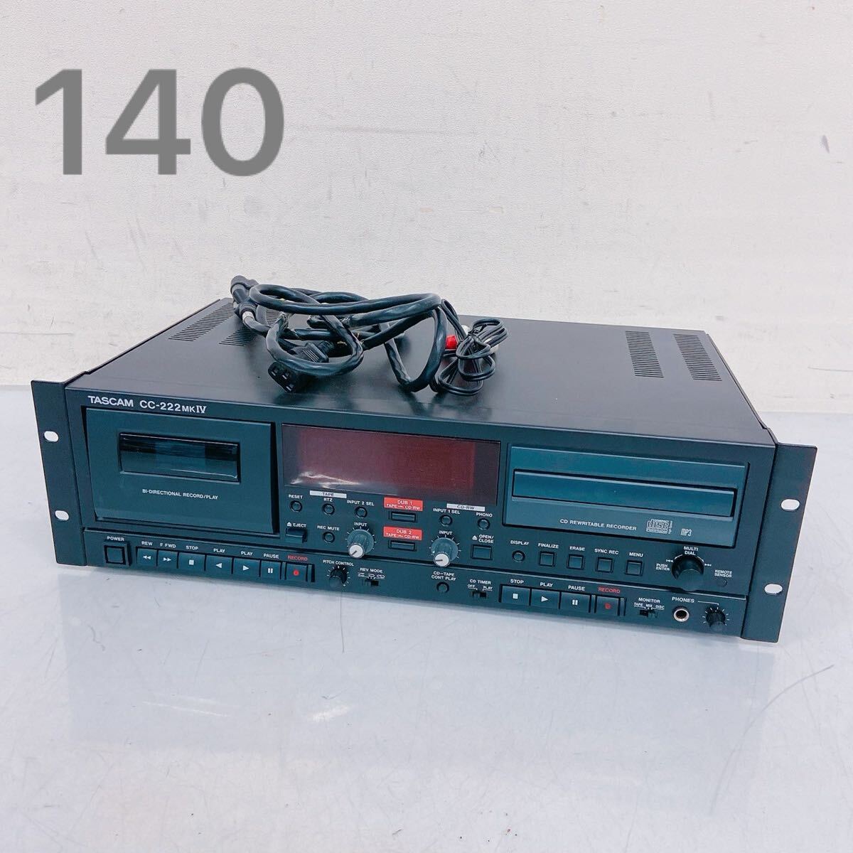 Yahoo!オークション -「tascam cc-222」(一般) (カセットデッキ Yahoo!オークション -「tascam cc-222」(一般) (カセットデッキ