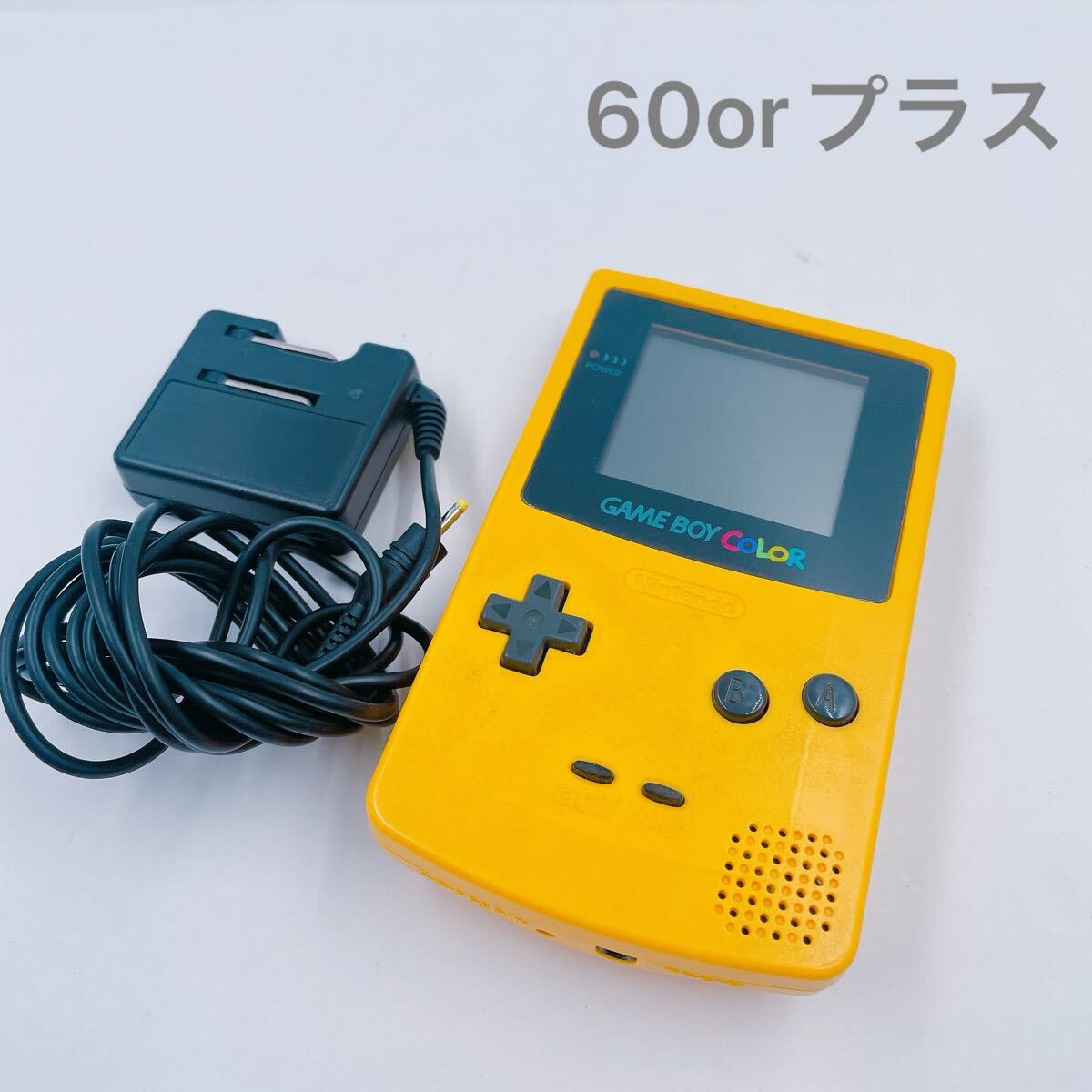 動作確認済美品】ゲームボーイカラー本体 イエロー 箱説付き CGB