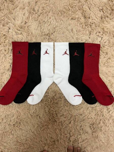ナイキ Nike ジョーダンクルーソックス 3P 21〜23cm