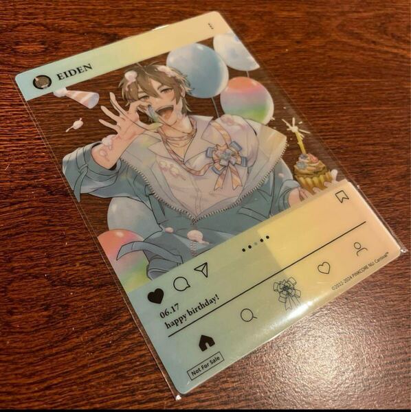 ■ NUカーニバル ぬカニ ■ エイト 誕生日シリーズ 特典 クリアカード 誕生日パーティー birthday