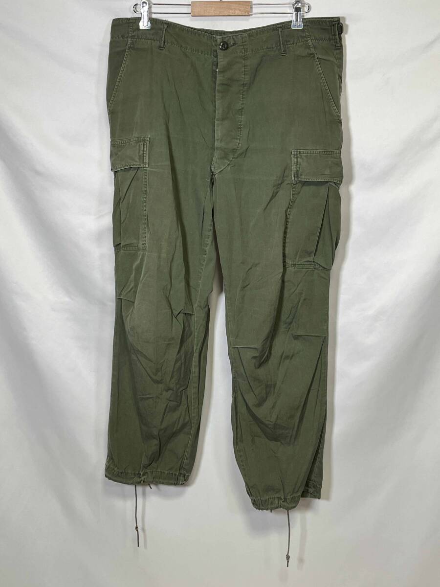 デッドストック60sジャングルファティーグパンツSMALL米軍実物