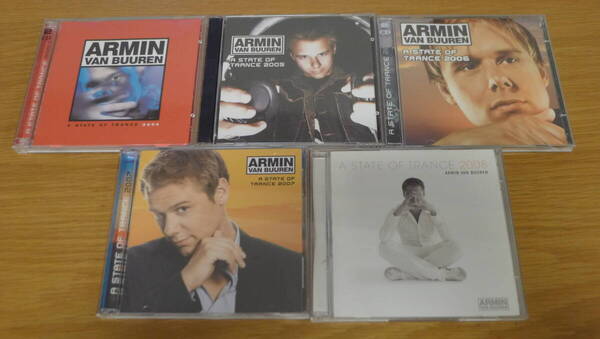 Armin van Buuren - A State Of Trance 5作10枚組セット / 2004, 2005, 2006, 2007, 2008