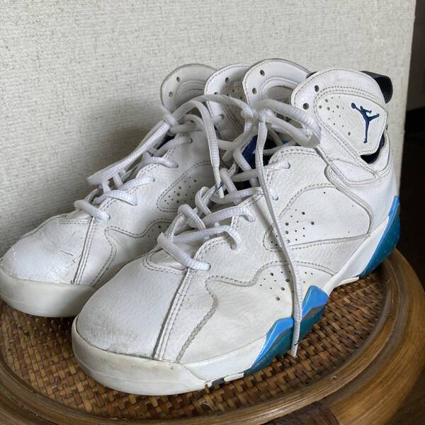 ナイキ エアジョーダン7 レトロ フレンチ ブルー 24㎝ NIKE AIR JORDAN 7 RETRO FRENCH BLUE