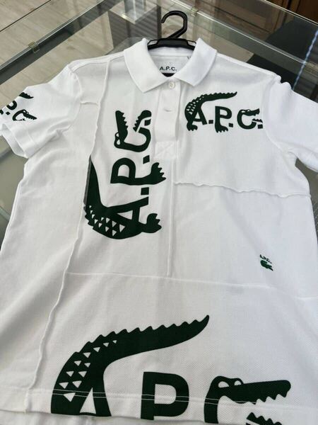 『Lacoste x A.P.C.』 パッチワークポロシャツ ラコステ×A.P.C コラボ ポロシャツ