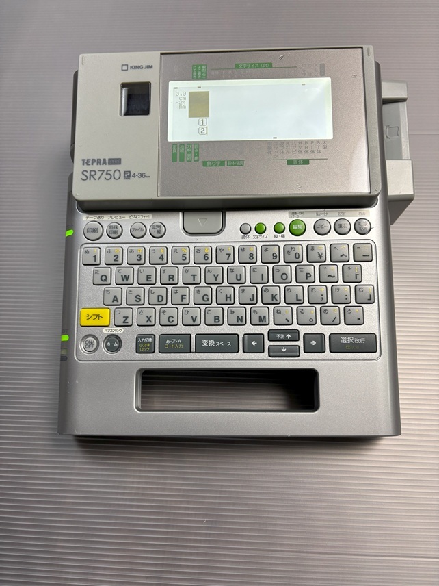 2025年最新】Yahoo!オークション -テプラ sr750の中古品・新品 2025年最新】Yahoo!オークション -テプラ sr750の中古品・新品
