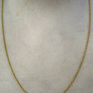 【東京 谷中 質屋おぢさん】美品 K18 18金 ネックレス ロープ デザイン 40cm