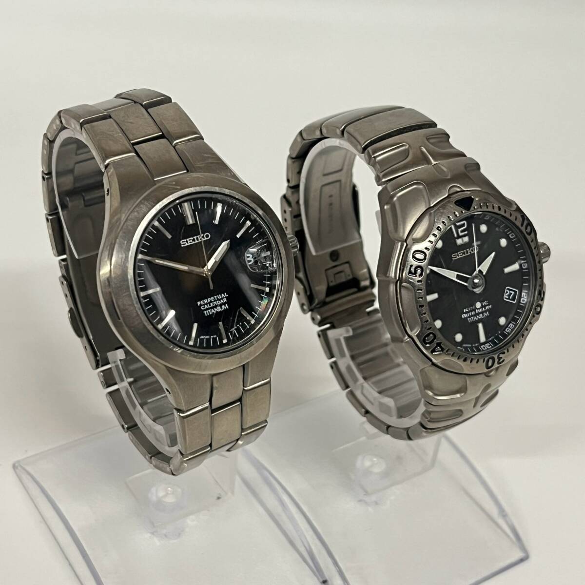 BD0604202 △SEIKO セイコー 5J22-0B80 クォーツ KINETIC オート