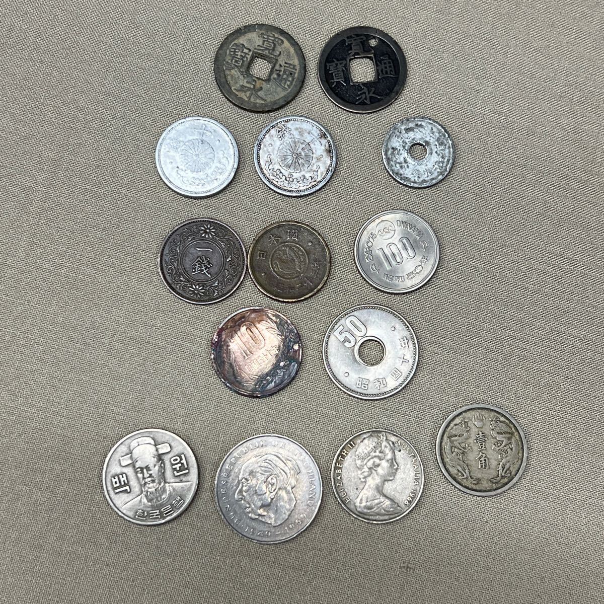 外国 硬貨 コイン ドル ユーロ セント 元 など 各国 硬貨 まとめ