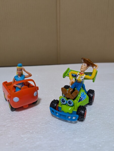 絶版ミニカー トイ・ストーリー2 TOYSTORY2 MATTEL マテル メタルダイキャストビークル METAL Dicast vehicle Barbie woody バービー