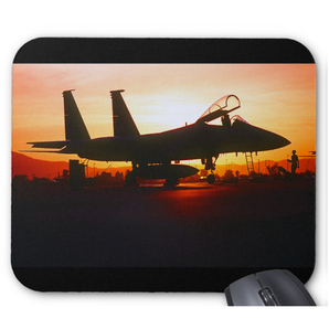戦闘機 F-15 イーグルのマウスパッド:フォトパッド(世界の戦闘機シリーズ)