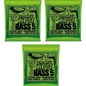 【3個】ERNIE BALL 2836 ベース弦 5弦 (45-130)