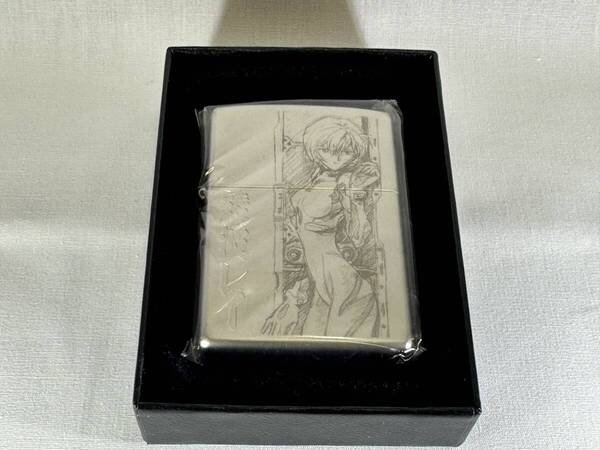 【貞本義行デザイン/限定】エヴァンゲリオン 綾波レイ Zippo ★美麗イラスト/シリアルNo.1211/未使用★ EVANGELION ジッポー 希少品