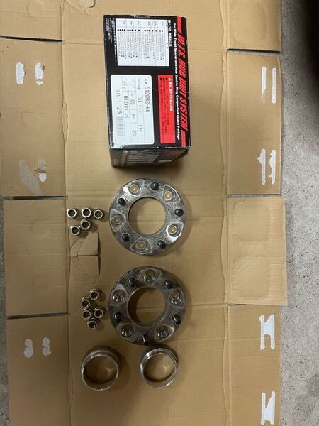 協栄 Kics キックス ハブ66付 ワイドトレッドスペーサー 20mm 5H 114.3 M12-P1.25 5120W3-66