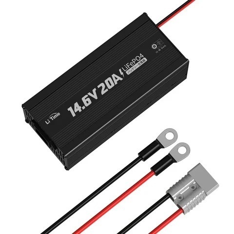 【新品】リン酸鉄リチウムイオンバッテリー専用充電器 14.6V 20A バッテリー充電器【LiTime】