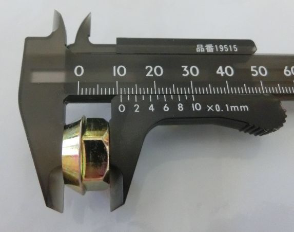 極薄厚 低頭 ナット 8個 17HEX 厚さ 15mm~ ワイドトレッドスペーサー用 ワイトレ用 M12×P1.25 交換用 スペア 未使用品