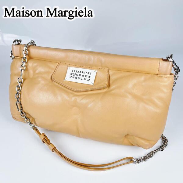 【極美品】MaisonMargiela メゾンマルジェラ バッグ バック グラムスラム レッドカーペット ショルダーバッグ レディース チェーン
