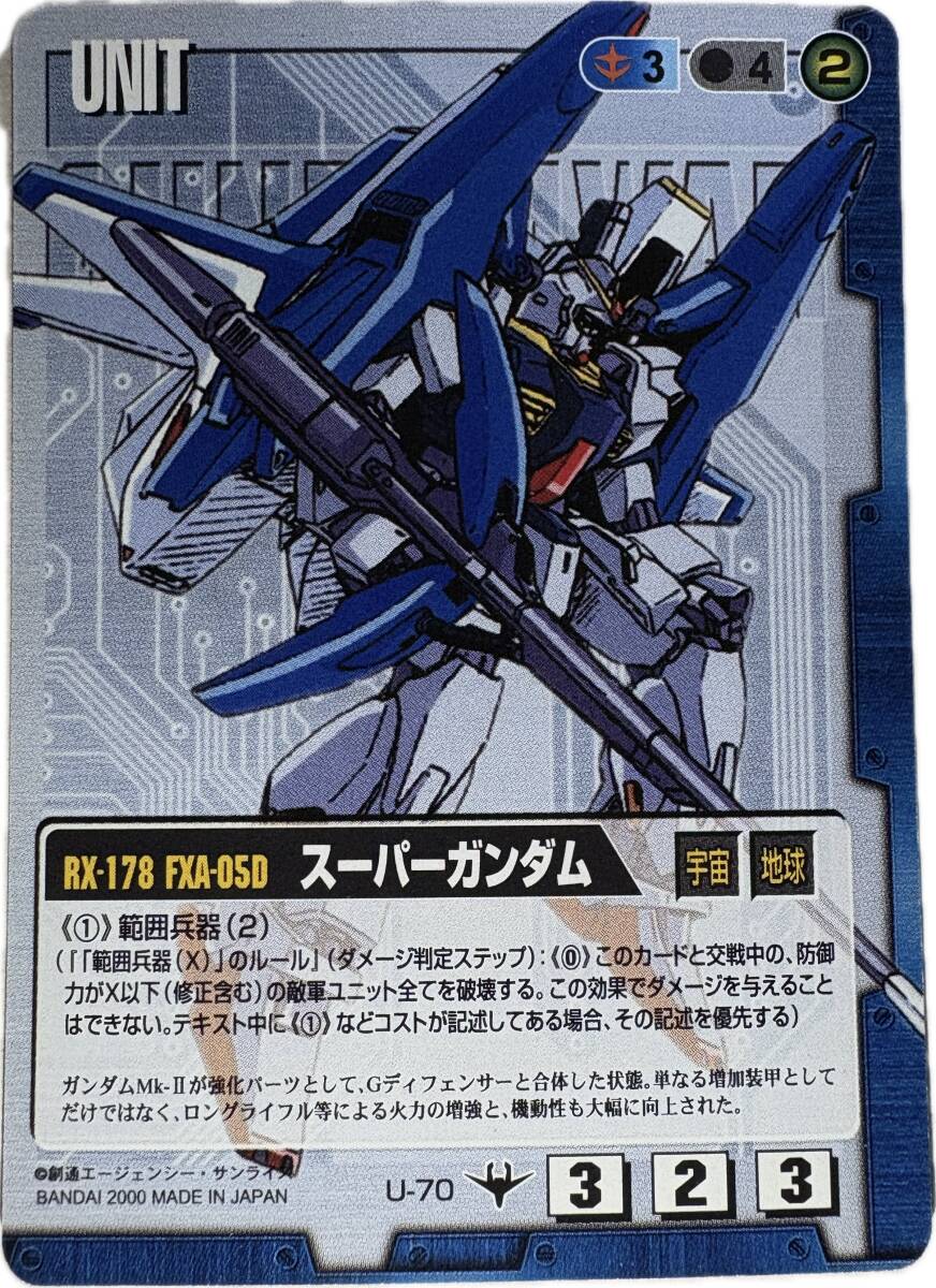 ◇即決◇ ガンダム U-1 プロモ Not for sale ◇ 状態ランク【Aー