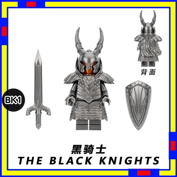 ブラックナイト BK1 騎士 ブラック 黒 ミニフィグ レゴ 互換 tASa