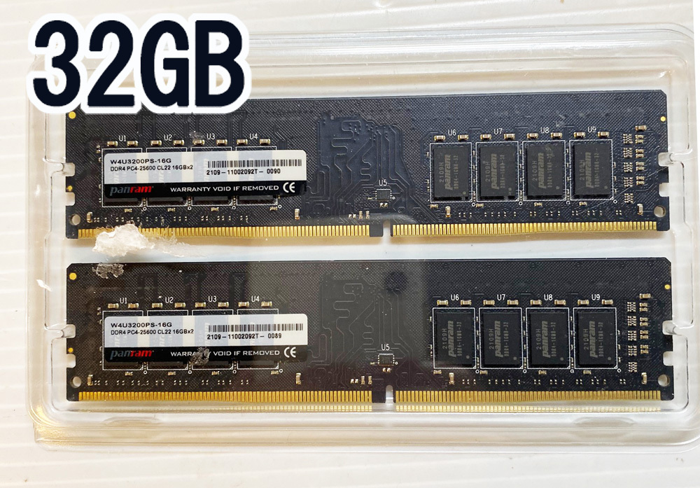 【保証書付】 2025年最新】Yahoo!オークション -ddr4 3200 16gb(デスクトップ メモリー