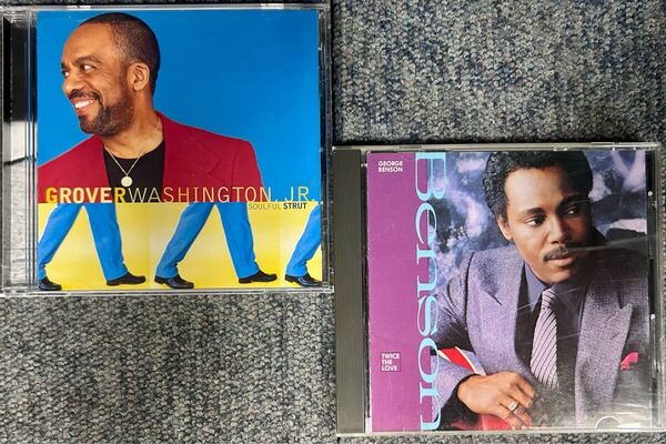 ◆◇中古:【CD】George Benson【Twice The Love】/Grover Washington Jr.【Soulfull Strut】 2CDセット