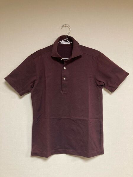 UNITED ARROWS green label relaxing ユナイテッドアローズ グリーンレーベル ボルドー ポロシャツ Mサイズ 送料無料