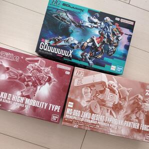3点セット シャア専用高機動型ザクII ザクデザートタイプ ジークアクス