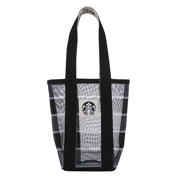 台湾 スターバックス 黒 漁師網 ドリンクバッグ バッグ 台湾限定 スタバ starbucks taiwan