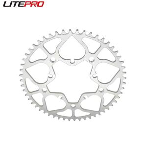 Litepro スペードチェーンリング 54T BCD130mm ブロンプトン ダホン ターンなどに 新品未使用送料込み