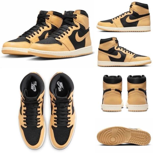 国内正規品 NIKE AIR JORDAN 1 RETRO HIGH OG HEIRLOOM VACHETTA TAN 26.5cm beige black エア ジョーダン バケッタ タン ブラック 茶