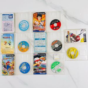 まとめ売りゲームキューブ ソフト7本セット マリオパーティ5/6/7・マリオテニスGC・マリオカート・パワプロ10超決定版・バトルスタジアムDO