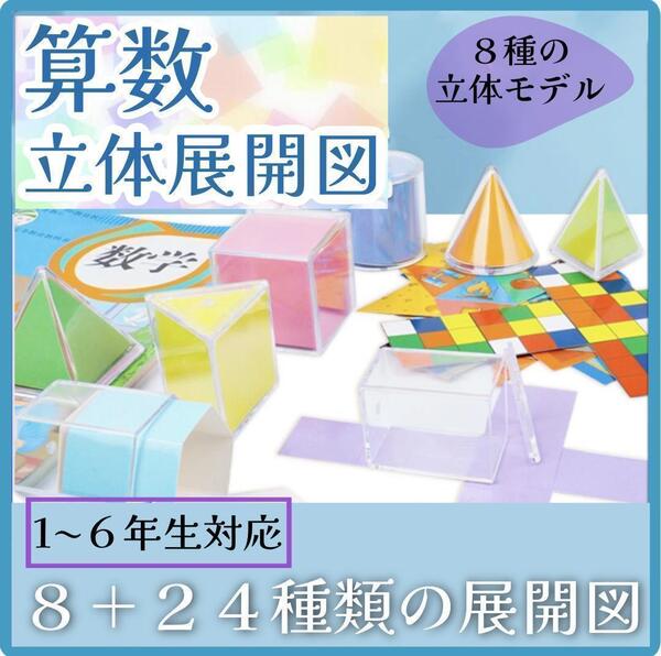 算数 立体展開図 模型 知育玩具 お受験 小学校 受験 くもん 展開図 c