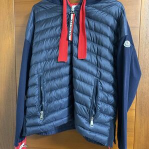 モンクレール マグリア カーディガン Lダウン 切替え ネイビー moncler