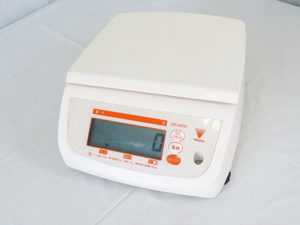防水型デジタル上皿はかり 6000g UDS-600-WPK-6 検定品 計量器
