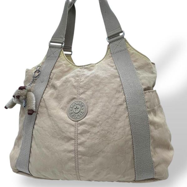 美品 KIPLING キプリング ショルダーバッグ トートバッグ ナイロン