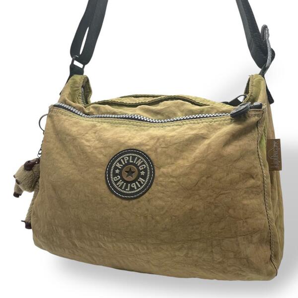 KIPLING キプリング ショルダーバッグ ナイロン ゴリラチャーム
