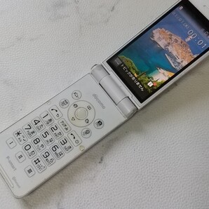 S2221 docomo SIMフリー P-smart P-01J Panasonic 4Gガラホ 簡易確認&簡易清掃&初期化OK 判定○ WebにてSIMロック解除手続受付済