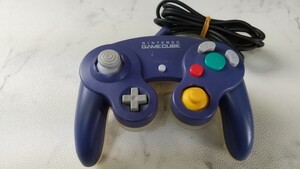S2424 Nintendo GAME CUBE DOL-003 純正コントローラー GC/ニンテンドー/任天堂/ゲームキューブ 簡易動作確認OK 現状品